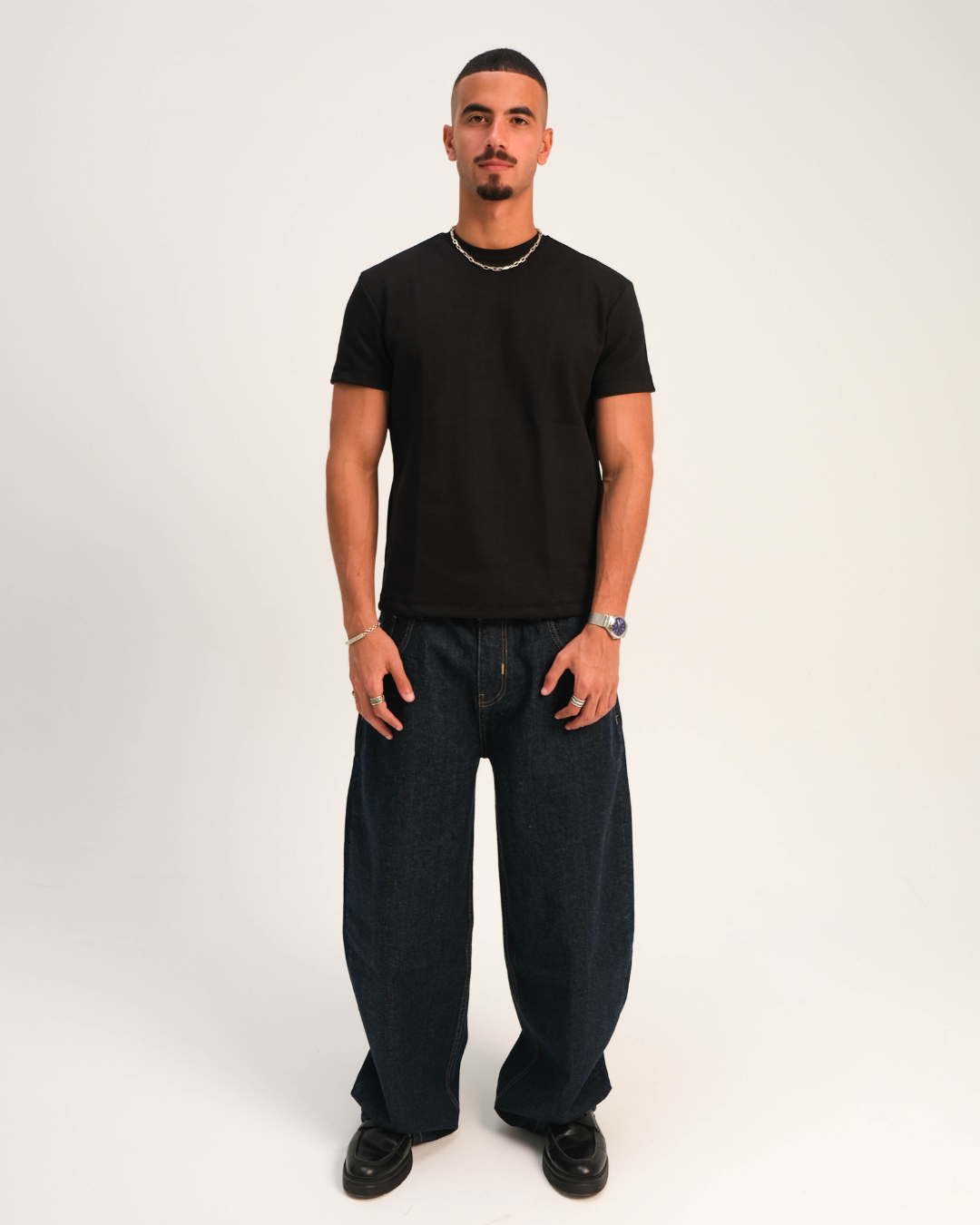 Navy Raw Denim