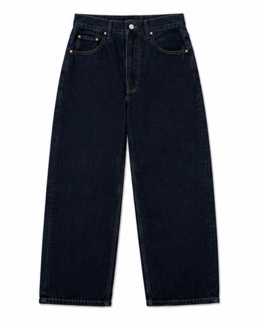 Navy Raw Denim