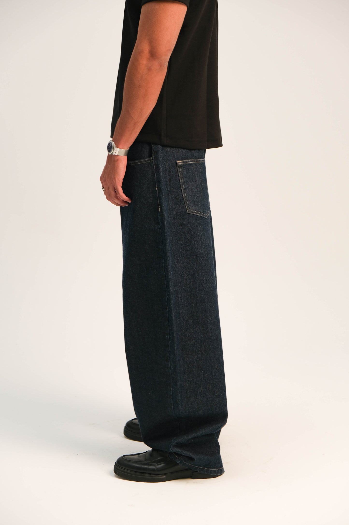 Navy Raw Denim