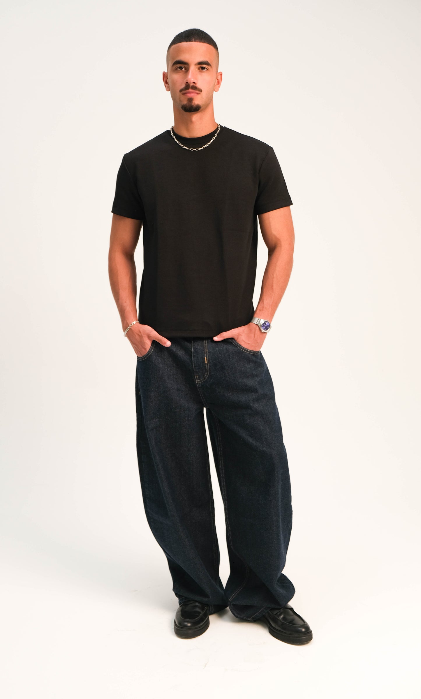 Navy Raw Denim